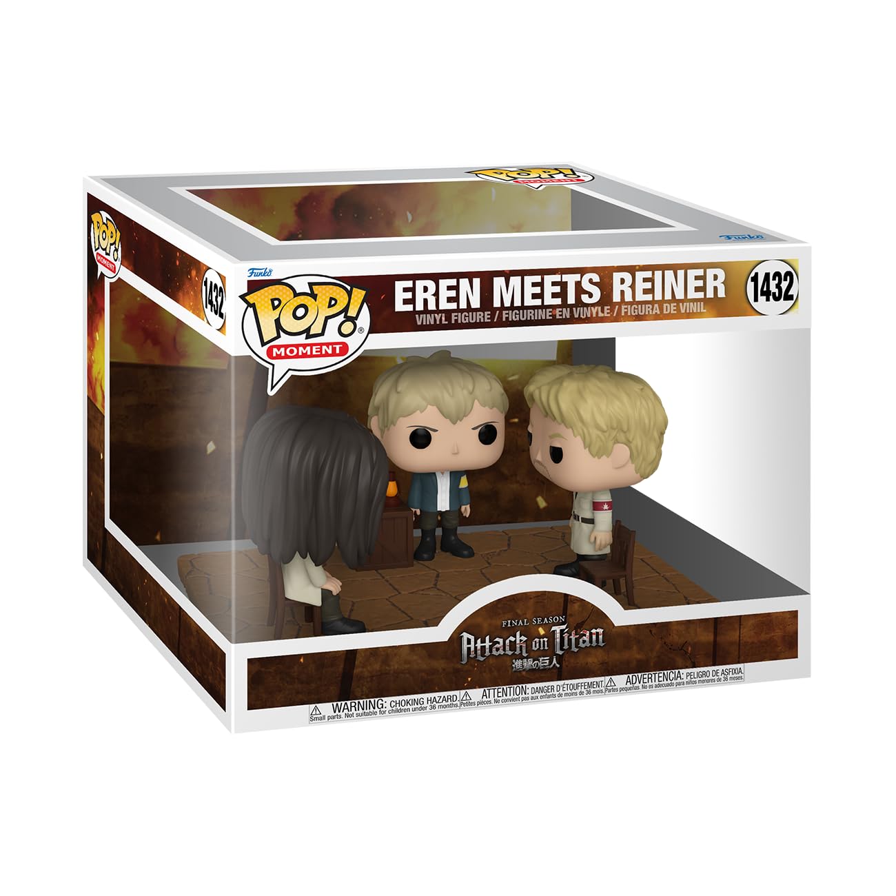 Funko POP! Moment: Attack on Titan - Eren Jaeger Meets Reiner - Collectable Vinyl Figure - Gift Idea - Official Merchandise - for Kids & Adults -