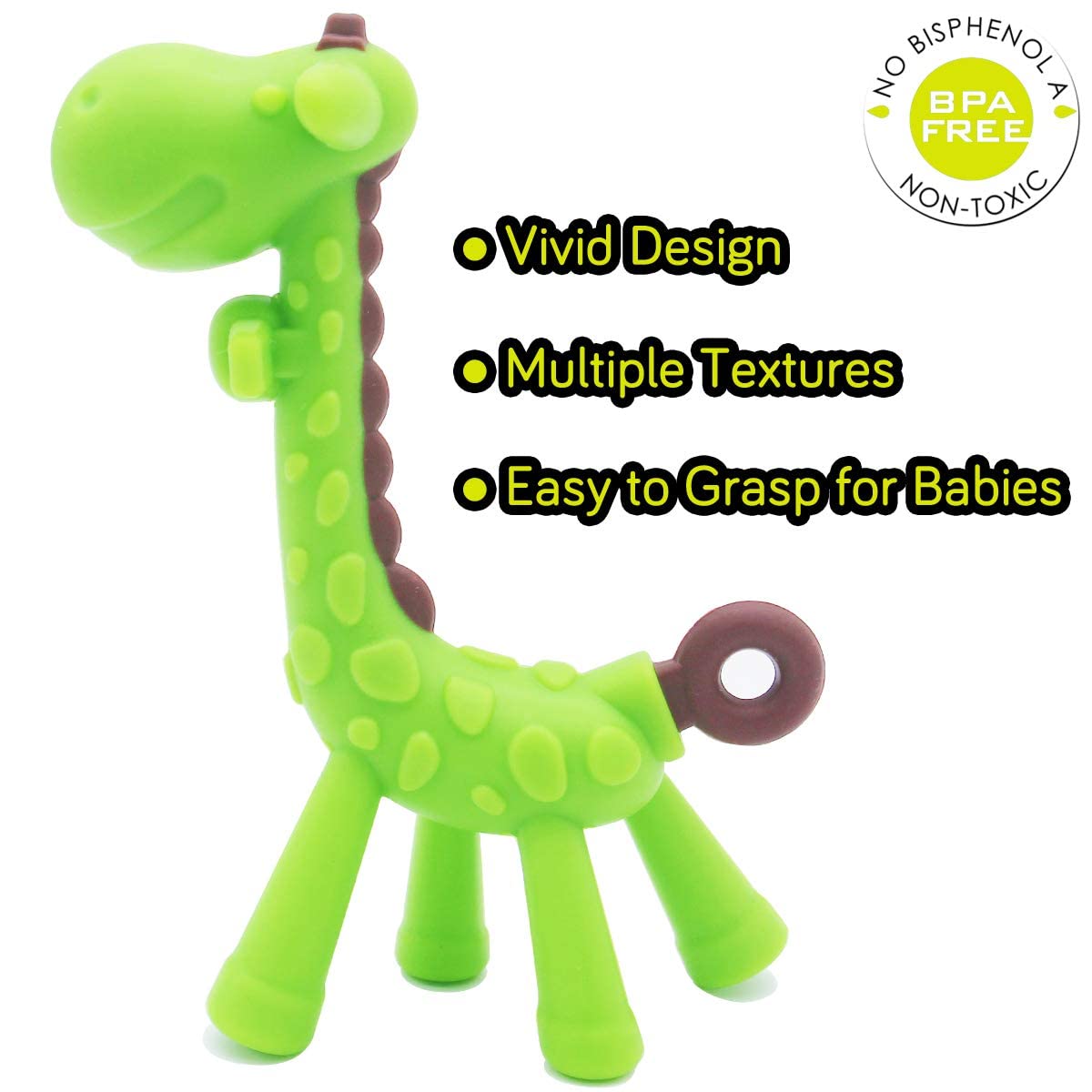 Medical-Grade Teething Toys for Babies 0-6 6-12 12-18 Months - Teethers with Baby Fruit Feeders and Baby Teethers - BPA Free/Freezer Free - Soft
