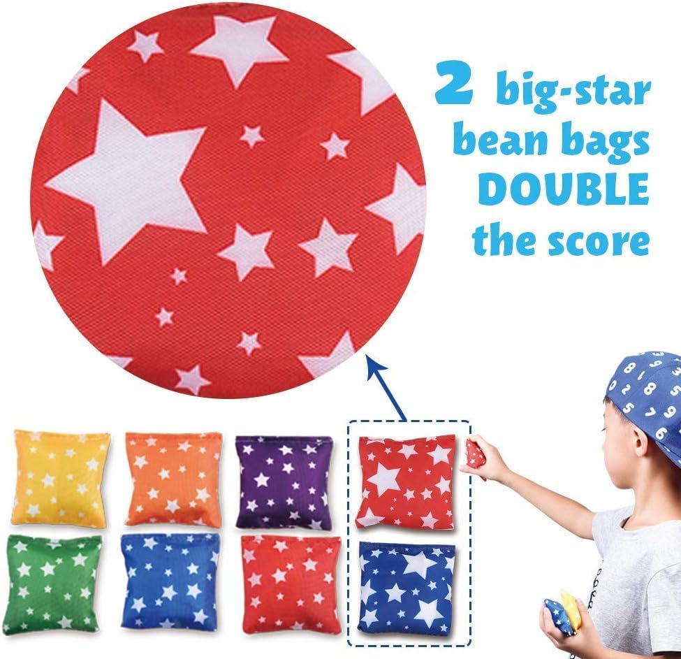 RaboSky Small Bean Bags for Kids Tossing, Mini Beanbags Toss Toy for Toddler Preschool Prek Daycare Supplies Classroom Circle Time Home Schooling