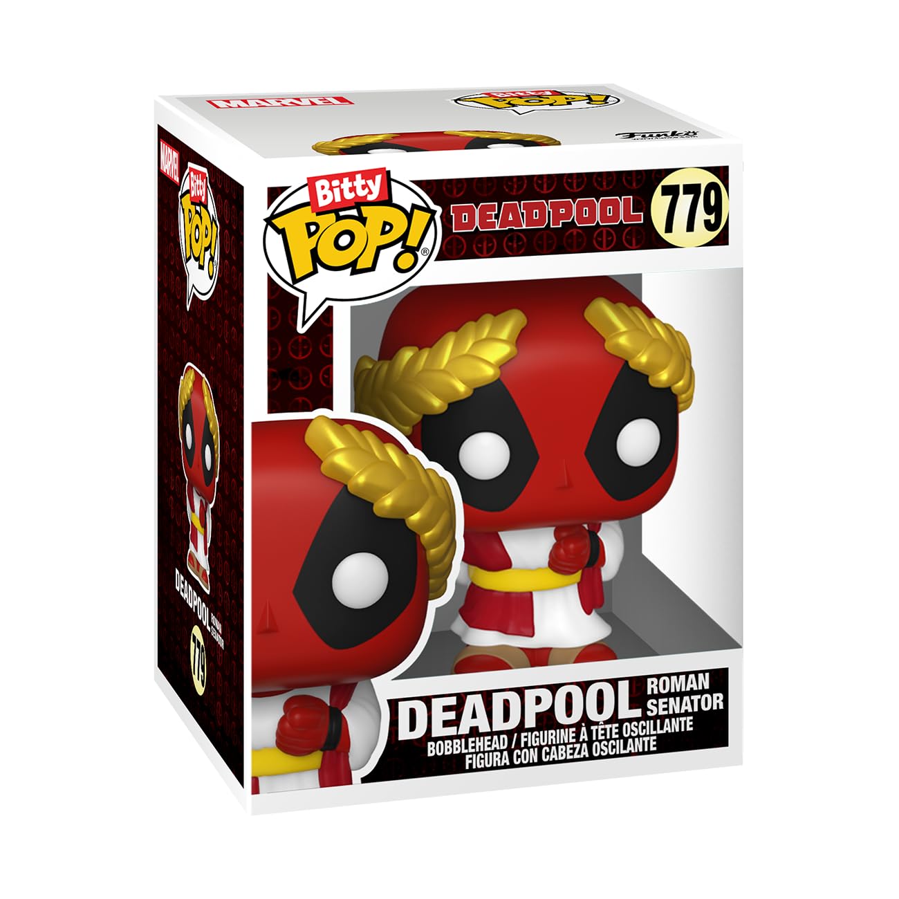 Funko Bitty POP! Deadpool - Dinopool , 4-Pack and A Surprise Mystery Mini Figure - 0.9 Inch (2.2 Cm) Collectable - Stackable Display Shelf Included
