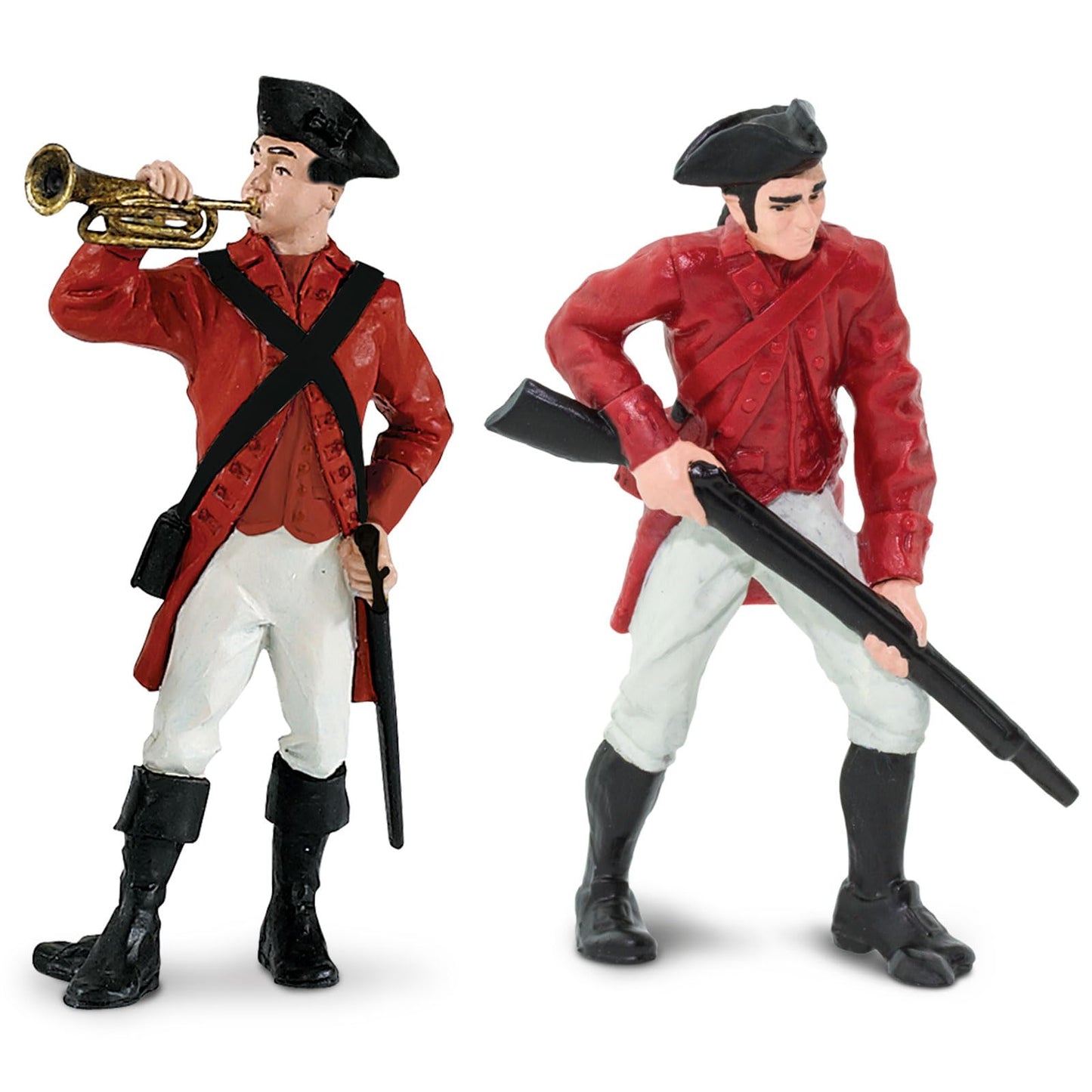 Safari Ltd. Revolutionary War British Army Designer TOOB - Set of 6 Detailed Miniature Figures Including General Cornwallis - Educational Toy