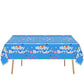 SHONHONG 2pcs Cartoon Blue Party Tablecloth 42 * 71inch,Cute Cartoon Theme Birthday Decoration Supplies