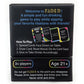 Faded - Drinking Game - Card Game for Parties and Game Nights - 21st Birthday - College - Tailgate - and More!