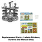 Replacement Parts for Fisher-Price Thomas and Friends Trains and Cranes Super Tower Playset GXH09 - Replacement Labels - Stickers, Screws and Manual