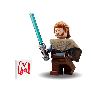 LEGO Star Wars OBI-Wan Kenobi Minifigure - Ben Kenobi with Lightsaber (Hard to Find) 75336
