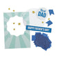 Father’s Day Tissue Paper Card Craft Kit - Make 12 Cards - DIY Craft Gifts for Kids