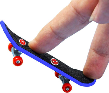 Spiderman Fingerboard Toy Set - Bundle with 3 Marvel Spiderman Finger Skateboard for Kids Plus Spiderman Stickers, More | Spiderman Finger Skateboard