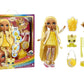 Rainbow HIGH Fashion Doll with Slime & Pet - Sunny (Yellow) - 28cm Twinkle Doll with Shining Deer, Magic Pet and Fashion Accessories - Children's Toy