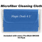 10-Count Pro-Mold 35pt. Magnetic One-Touch Card Holders Holds Sleeved Card USA Made with Cleaning Cloth, Gold