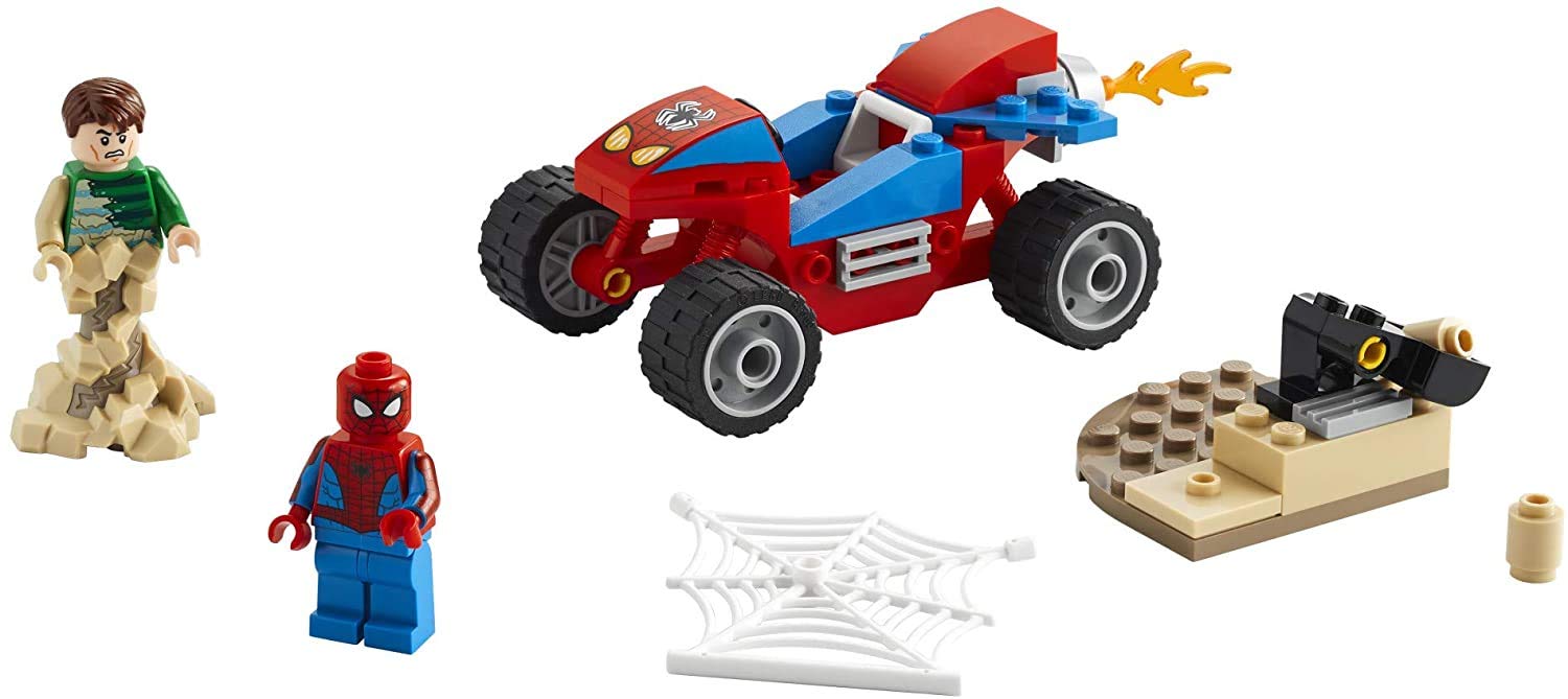 LEGO Marvel Spider-Man: Spider-Man and Sandman Showdown 76172 Collectible Construction Toy, New 2021 (45 Pieces)