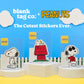 Peanuts® (Snoopy) 3-Pack Sticker Bundle - Waterproof Stickers for Water Bottles and Laptops