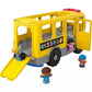 Fisher-Price Little People Toddler Learning Toy, Big Yellow Bus Musical Pull-Along Vehicle & 4 Figures for Pretend Play, Kids Ages 1+ Years