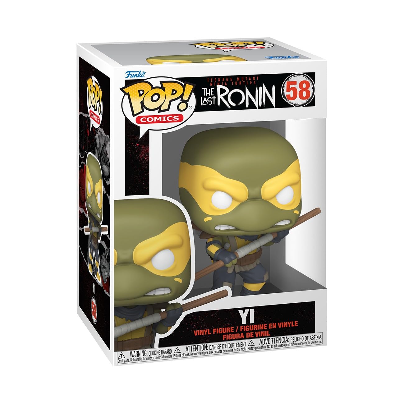 Funko Pop! Comics: Teenage Mutant Ninja Turtles (TMNT) - Yi - Collectable Vinyl Figure - Gift Idea - Official Merchandise - Toys for Kids & Adults
