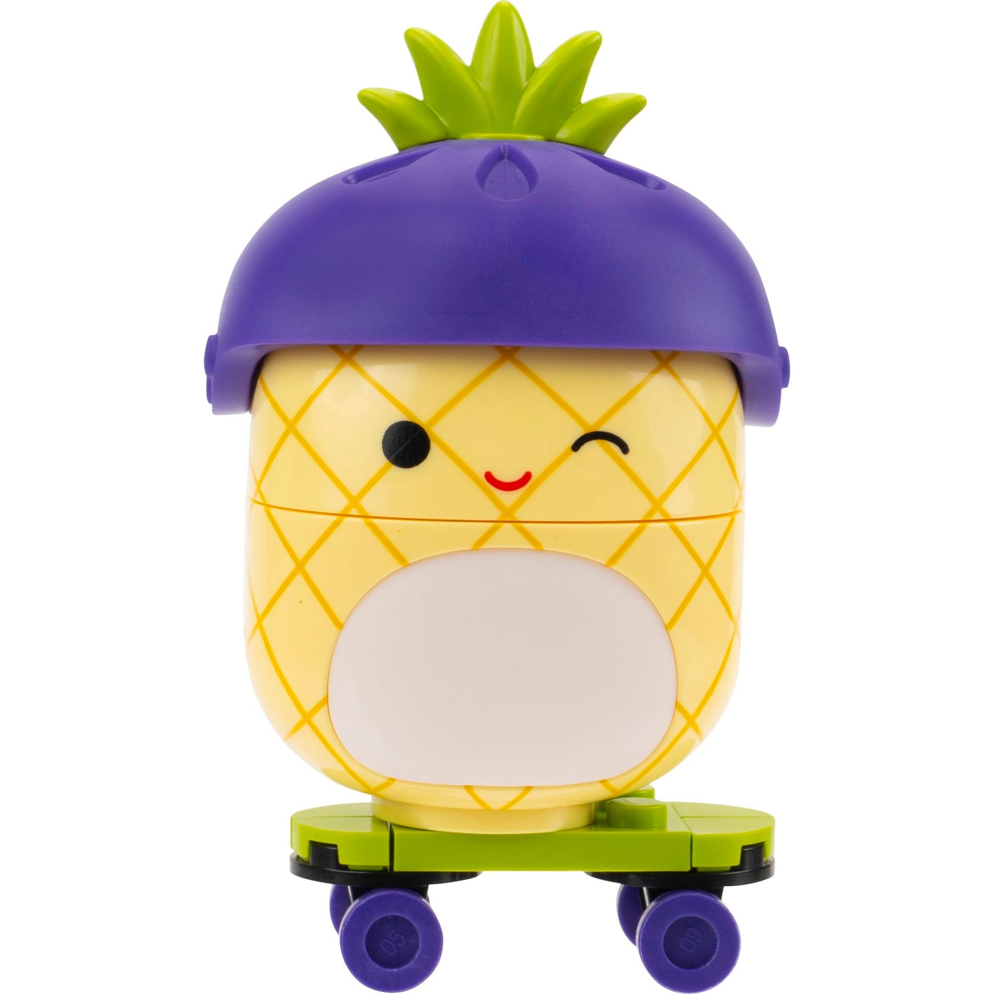 BLDR Squishmallows Maui's Skatepark Building Set - Maui The Pineapple Buildable Figure - Squishmallows Fans 8+, 0244