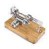Sunnytech Hot Air Stirling Engine Colourful LED Single Flywheel Education Toy Electricity Power Generator M14-03-S