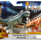 Jurassic World Dominion Velociraptor Blue vs Atrociraptor Dino Battle 2 Pack Dinosaur Figures HFY46
