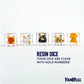 FanRoll Compatible with Catan Inclusion Dice, Set of 5