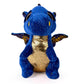 yuanpulalala Beanie Baby Saffire Blue Dragon Plush Doll (6inch)