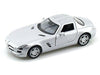 KiNSMART - Mercedes-Benz SLS AMG 1:36 Scale 5" Die Cast Metal Model Toy Car (Silver)