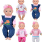 ebuddy 4 Sets Baby Doll Clothes - Fashion Outfits Fit for 14-16 inch, 17 inch new Born Baby,15 inch 18 inch Dolls