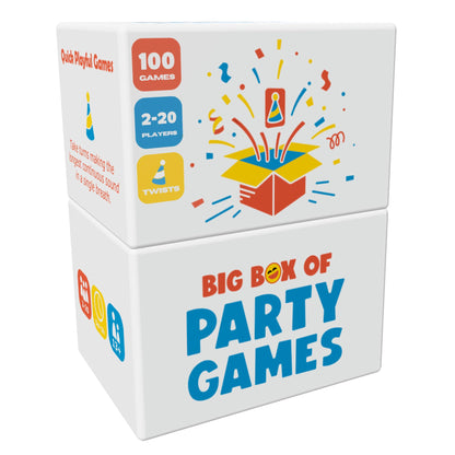 Big Box of Party Games - 100 Party Games for Adults & Teens | Game Night Games for Large Groups & Big Crowds | Icebreakers, Team Building & Fun Group