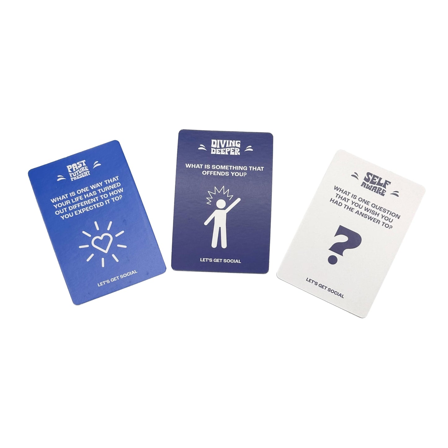 Island Dogs Let's Get Social - Let's Talk About It Card Game | Fun Party & Family Activity | Conversation Starter for Teens & Adults | 120 Cards