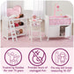 Badger Basket Toy Doll Travel Trolley and Carrier for 18 Inch Dolls - Rolling Suitcase with Removable Wheels, Carrying Straps, and Spacious Storage
