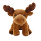 Plushland Beanie Moose Sitting 7" Stuffed Toys Plush Super Soft Winter Holiday (Beanie Moose)