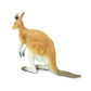 Safari Ltd. Kangaroo with Joey - Hand-Painted, Lifelike 4.75" Model Figure - Educational Toy for Boys, Girls & Kids Ages 3+