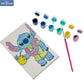 Innovative Designs Disney Lilo and Stitch Canvas Paint Set for Kids with 3 Canvases, Acrylic Paint, Paintbrush, & Easel