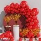 PMU 3 Pack Bursting Star Metallic Foil Spray Centerpiece- Metallic Orange Balloon Weights, Party Table Decorations Centerpiece for Birthdays