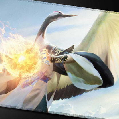Ultra PRO - Commander Series #5 - Three Color Wedge - Kykar Stitched Playmat for Magic: The Gathering | Use as Mousepad, Desk Mat, Protects MTG Cards