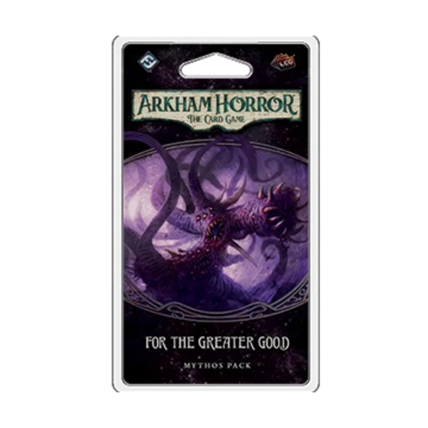 Arkham Horror The Card Game for The Greater Good Mythos Pack - Uncover Sinister Mysteries! Cooperative Living Card Game, Ages 14+, 1-4 Players, 1-2