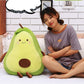 XICHEN 27 Inch Green Large Simulation Avocado Plush Toy Doll Sleeping Pillow - Holiday Warm Gift Plush Toy (Seated)