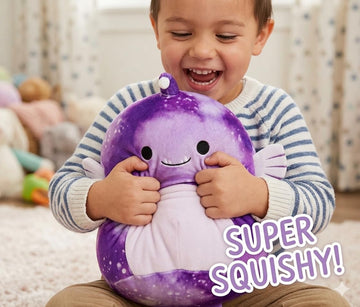 Squishmallows Original 8-Inch Easton The Angler Fish - Official Jazwares Plush - Collectible Soft & Squishy Fish Stuffed Animal Toy - Add to Your