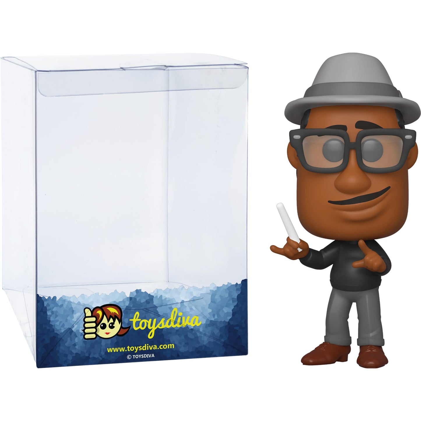 Joe Gardner: Fun ko P o p ! Vinyl Figurine Bundle with 1 Compatible 'ToysDiva' Graphic Protector (742-47950 - B)