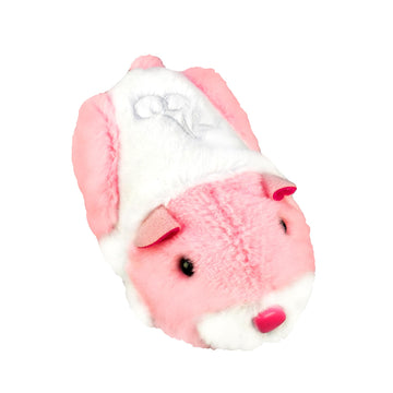 ZhuZhu City Hamster & Quilted Carrier - Jilly The Pink & White Interactive Hamster with 40+ Sounds & Movements - Take Your ZhuZhu Adventures Anywhere!