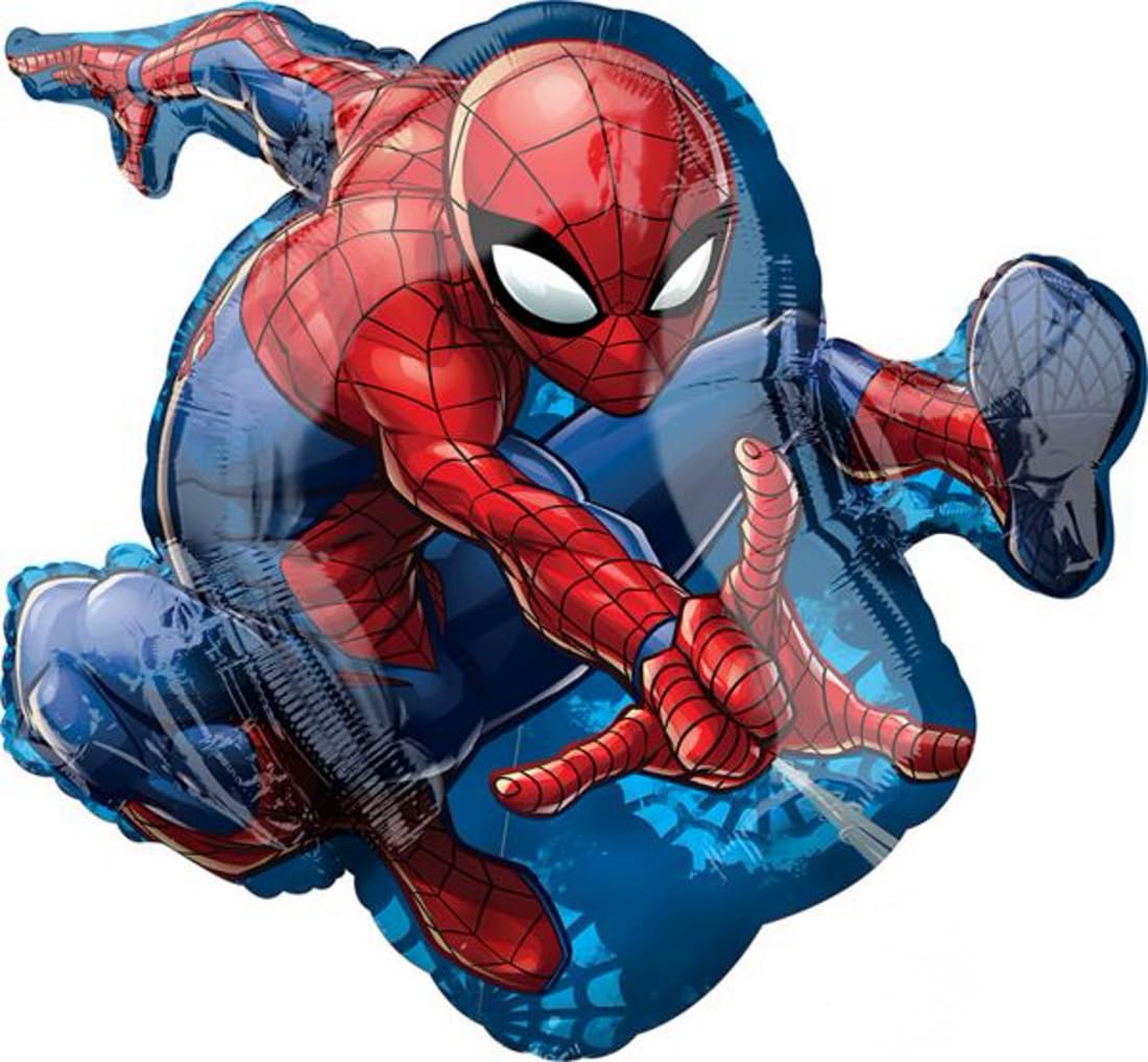 Spiderman Webbed Wonder Birthday Party Supplies 6 pc Balloons Decorations