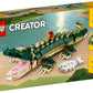 LEGO Creator 3in1 Crocodile 31121 Building Toy Featuring Wild Animal Toys (454 Pieces)