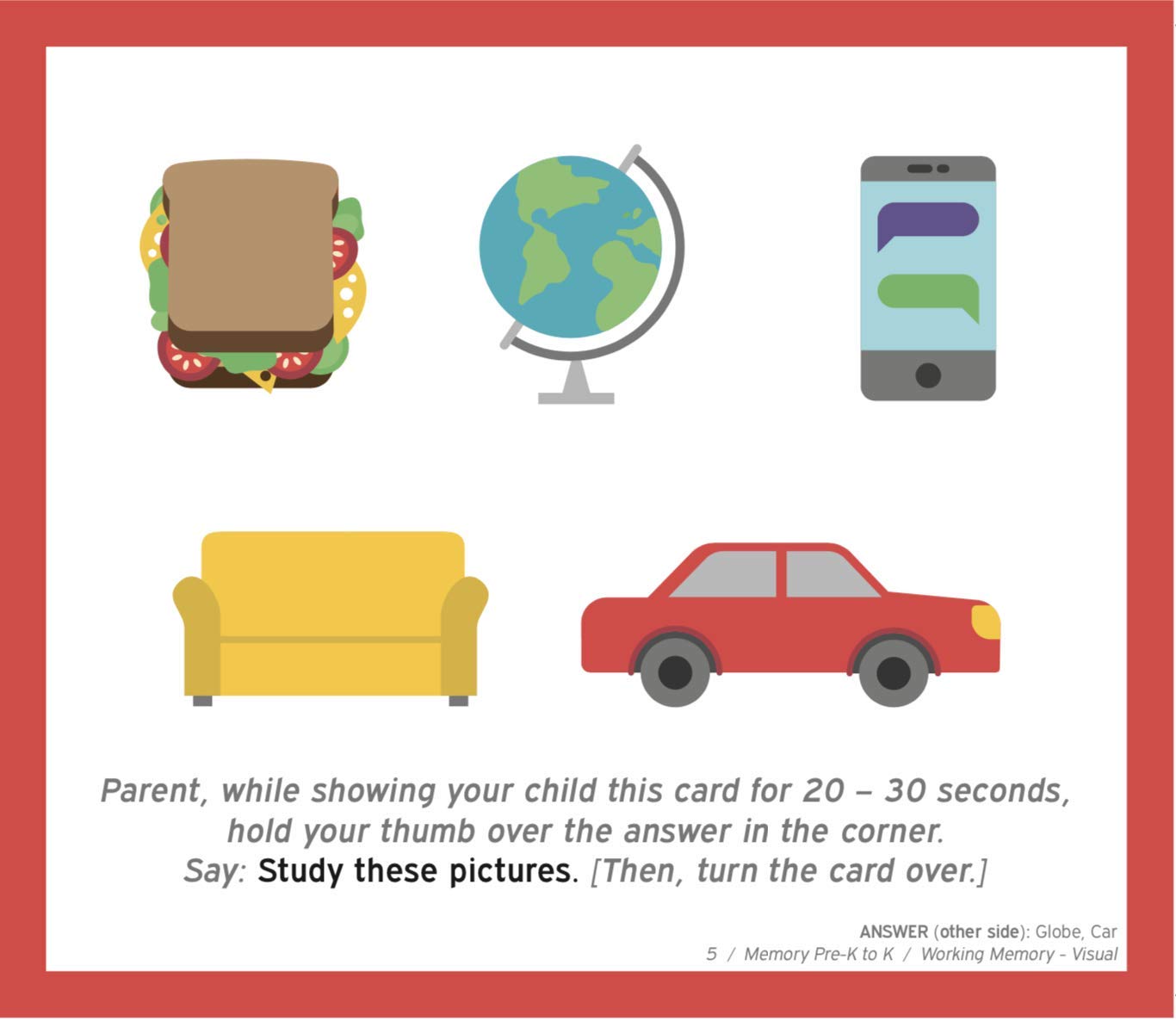 TestingMom.com Gifted Learning Flash Cards - Focus and Memory for Pre-K - Kindergarten - Gifted and Talented Educational Toy Practice for CogAT Test
