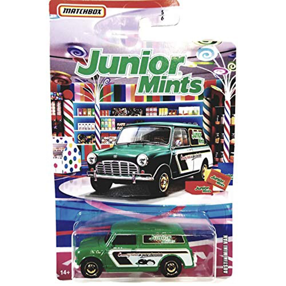 Matchbox Limited Candy Series - Junior Mints Austin Mini Van - 1/64 S Scale Car Diecast
