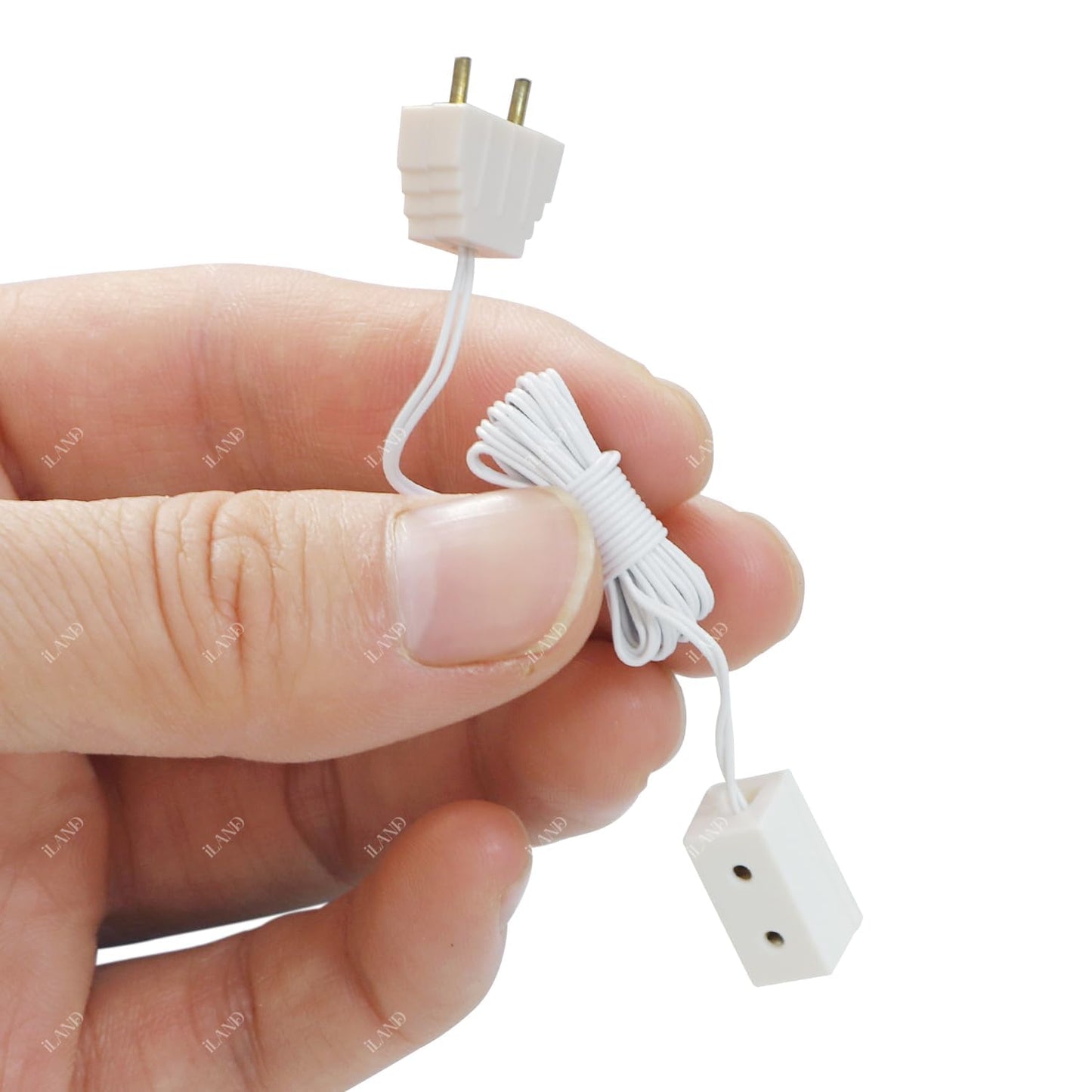 iLAND 1:12 Scale Accessories of Dollhouse Lighting Power Strip Supply Wire,12V Extension Cords for Miniature Lights in DIY Miniature House Kit