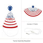 Big Dot of Happiness Stars and Stripes - Mini Cone Memorial Day, 4th of July and Labor Day USA Patriotic Party Hats - Small Little Party Hats - Set