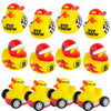 Fun Express Race Car Driver Rubber Duckies - Fun Toys and Party Favors for Kids - Birthdays Weddings and Special Events - Perfect for Celebrations
