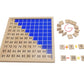 UMBWORLD Wooden Toys Hundred Board Montessori 1-100 Consecutive Numbers Educational Game Early Childhood Toy for Kids with Storage Bag (Counting