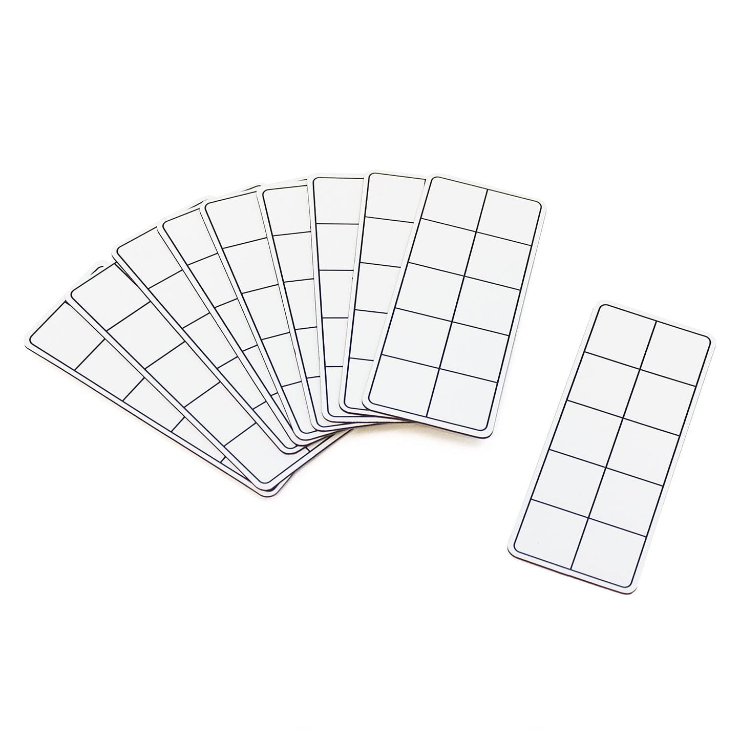 Junior Learning Ten Frames Rainbow Set,Multi,1.96 H x 5.91 L x 7.8 W,JL614
