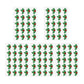 Amosfun 10 Sheets/Pack Green and Red Christmas Holiday Holly Leaves Stickers DIY Christmas Decorative Stickers