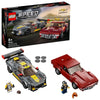 LEGO 76903 Speed Champions Chevrolet Corvette C8.R Race Car and 1969 CC Racing Model, Toy Cars Building Kit for Kids 8 Plus Years Old, 2 Sports Models