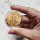 OnFireGuy 20pcs 32.7mm Direct Fit "H32" Coin Holders & Capsule Tube with Red Cap Lid for 1oz Gold Eagles | Capsules & Storage Tube for American Gold