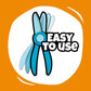 Fiskars Starter Toddler Scissors for Kids Ages 2+, Blue & Red, 3-Pack